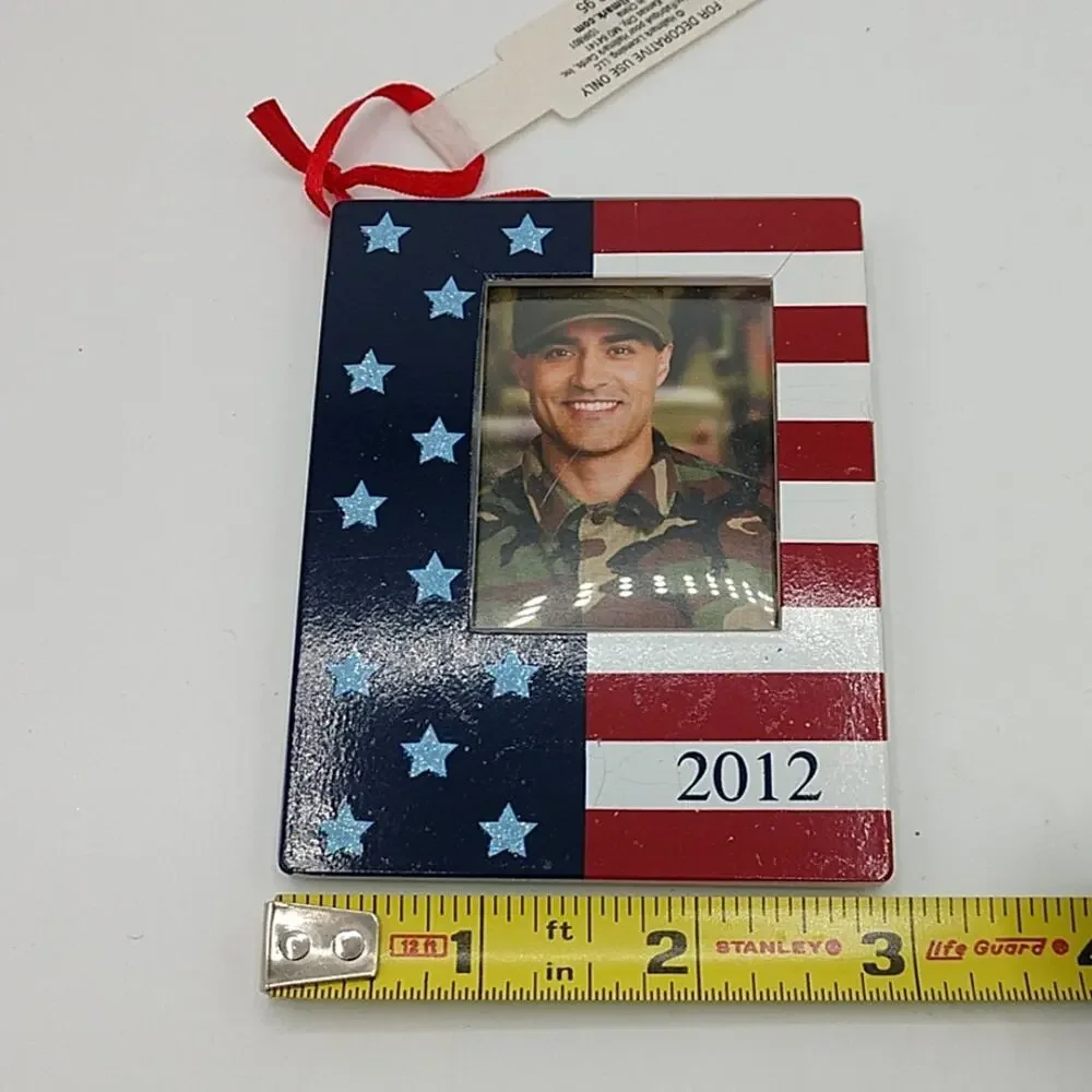 2/$15 or 3/$20 2012 Hallmark Photo Military Ornament